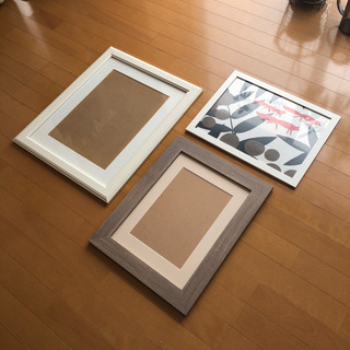北欧　木製フレーム3点セット　イケア の画像