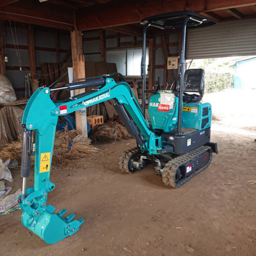 新品！ショベルカー　ユンボNK10 日本製　0.1h時間