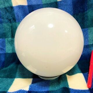 ★美品!!直径19㎝・白ガラスのボールライトカバー・リメイク用イ...