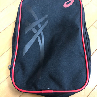 21cm バスケシューズ&シューズケース　asicsの画像