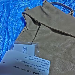 、★ATTENTION、ショルダーバッグ★ベージュ系★未使用、タ...