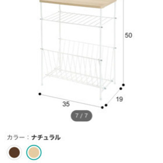 24日まで無料)ニトリ小型サイドテーブルの画像