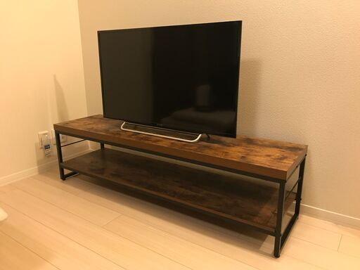 テレビ台（ロータイプ）　木目天板