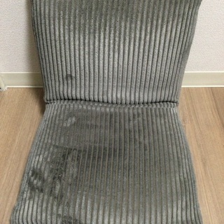 リクライニングチェア　コーデュロイ 座椅子 1人掛け 北欧の画像