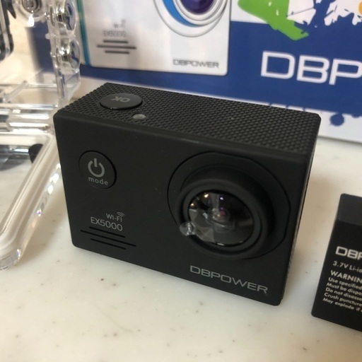 【中古】DBPOWER アクションカメラ 2インチ WIFI機能搭載 1400万画素 1080P フルHD 170度広角