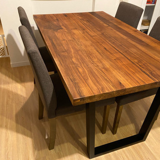 無垢テーブル ウォールナット