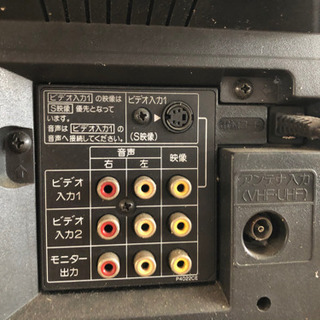 シャープ ブラウン管テレビ ジャンクの画像