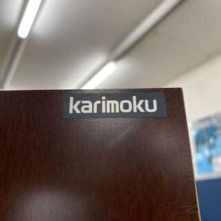 【愛品館 江戸川店】カリモク　書棚　本棚　飾り棚　ID:155-017404-007  配送可　代引き配送可（代引きの場合は現金のみのお取扱いになります）の画像