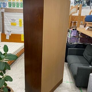 【愛品館 江戸川店】カリモク　書棚　本棚　飾り棚　ID:155-017404-007  配送可　代引き配送可（代引きの場合は現金のみのお取扱いになります）の画像