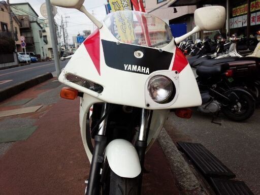 NO.3652　ＴＺＲ５０　水冷２サイクル７．２馬力エンジン　６速ギヤ　耐久カウル　レッド＆ホワイト　☆彡