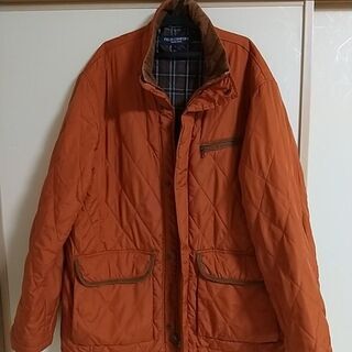 FIELD COMFORT　TRAVEL WEAR　ショートコート　オレンジ色　Lサイズの画像