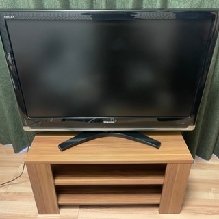 ジャンク扱い　37型テレビ、HDDレコーダーのセット