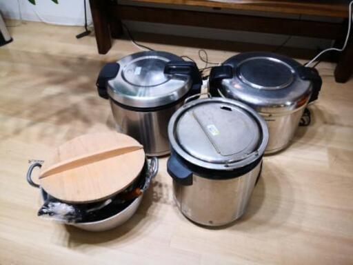 【値下げ‼️】【業務用タイガー炊飯ジャーや鍋など格安で♪】