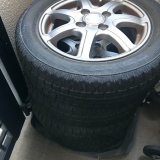 早いも勝！値下げ　155/65R13  スタッドレス+アルミホイ...