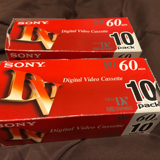 新品ミニＤＶテープ15本