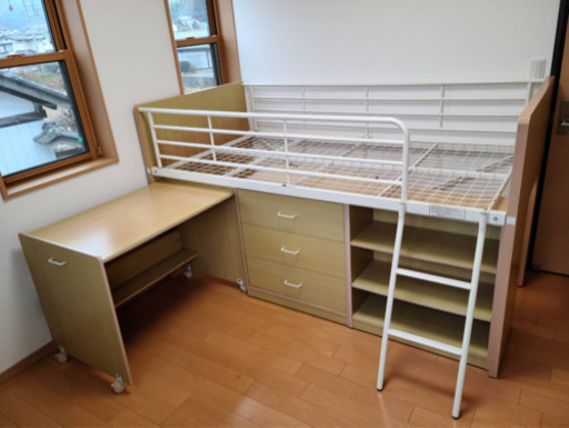 ニトリ　システムベッド　子供　ベット