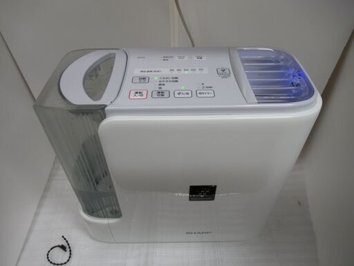 世田谷区近辺配送可能　シャープ　2016年製　SHARP  HV-F70-W 加湿器 プラズマクラスター ホワイト系 [ハイブリッド（加熱＋気化）式 /約4.0L]