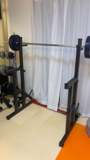 【美品】GronG(グロング) バーベルスタンド ベンチプレスラック スクワットラック