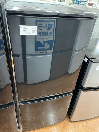 シャープ　2ドア冷蔵庫　１３７L　２０１６年製　SJ-D14B