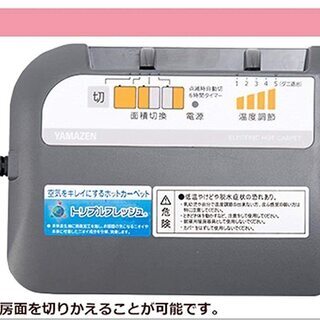 買ったばかりの３畳タイプホットカーペット