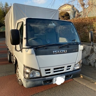 いすゞトラック軽油フラットボディホロ車検2021（令和3）9