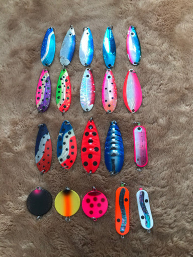 アキアジ　鮭釣り用スプーン　20個！値下げします！