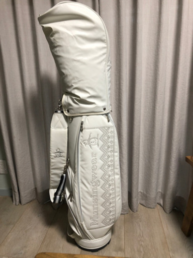 【2月末までお値引】ゴルフ キャディバッグ マンシング レディース 白