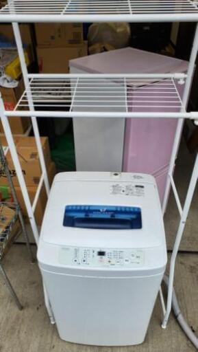 ハイアール4.2kg洗濯機ラック付き