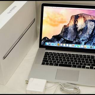 展示品 MacBook Pro 15インチ Retina Mid2015 i7/16GB/SSD256 A1398