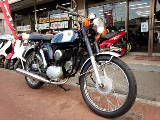 NO.3665　ＹＢ－１　２サイクルエンジン　クラッチ付４速ミッション車　ネイビー＆ホワイト　☆彡