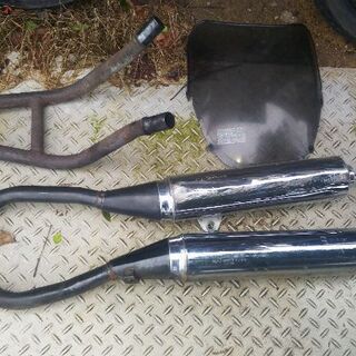 ZZR250 純正マフラー スクリーン