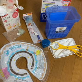 中古ベビー用品【布団セット、スイマーバ、ミルトン等】