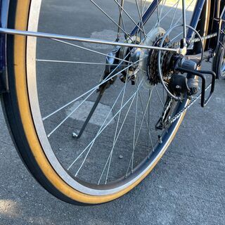 シティサイクル（美品） 27インチ ブリヂストン MarkRosa ブルーの画像