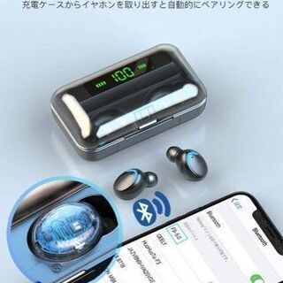 #ワイヤレスイヤホン イヤフォン+iphone Micro USB Type-C スマホケーブル Bluetoothの画像