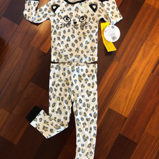 新品　猫柄　90サイズ上下セット