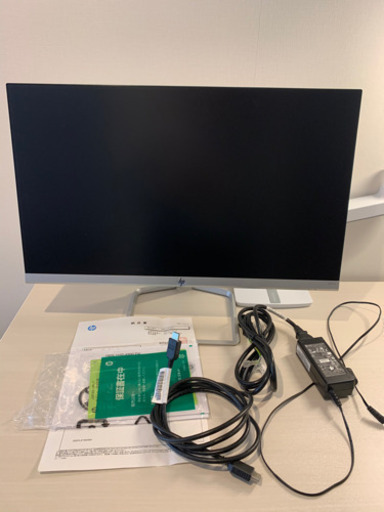 HP 24fw PC モニター (ホワイト) 2020年4月購入　ほぼ新品