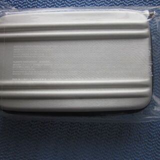 JAL ハードポーチ JAPAN AIR LINES シルバー ZERO HALLIBURTON　未開封品の画像