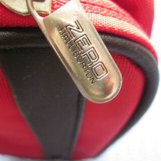 JAL ソフトポーチ JAPAN AIR LINES 赤 ZERO HALLIBURTONの画像