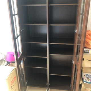 食器棚 本棚 の画像
