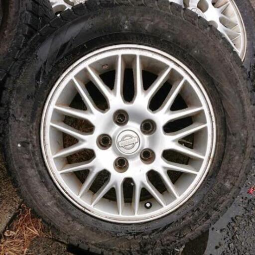 バリ山スタッドレス＋日産純正ホイール四本セット
