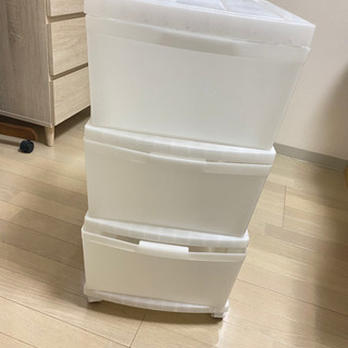 収納ラック3段美品の画像