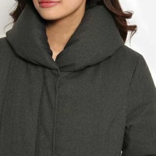 INDIVI/インディヴィ☆ボリュームカラーダウンコート[サイズ40]定価3万240円の画像