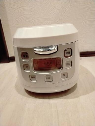 【半年前に購入】炊飯器　3.5合炊き　説明書付き
