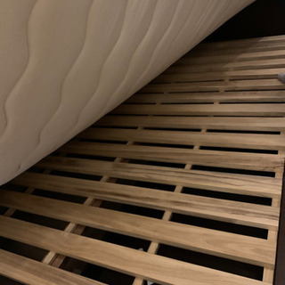 ケユカ(KEYUCA)ダブルベッドマットレス　フレーム付き　ソンノデラックス（SONNO Deluxe ）