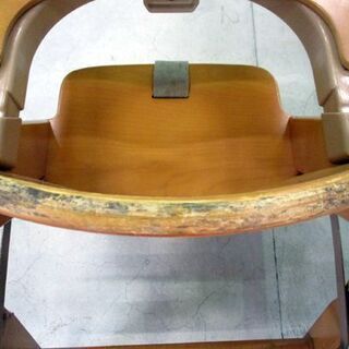 ベビーチェア テーブル付き 北川木工 子供用イス 木製 椅子 いす キッズ ミーブル スライドチェア 折り畳み可能 札幌市東区 新道東店の画像