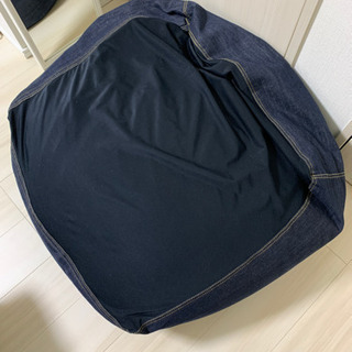 ビーズソファ 無印良品　本体＋カバーセット　ビーズクッション