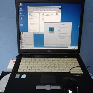 【中古】業務用ノート２（整備済）　富士通 Win2000