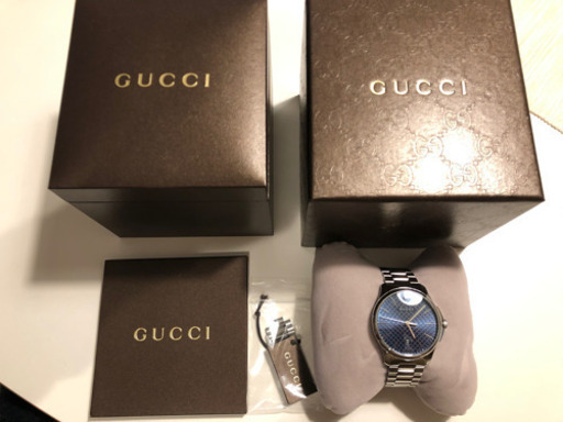 グッチ 腕時計 メンズ GUCCI G-タイムレス スリム ダークブルー