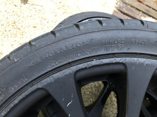 17インチ4穴PCD100 コンパクトカーなどに