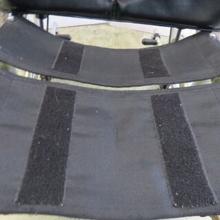 山口)下松市より 車椅子(黒)　BIZHA17Hの画像